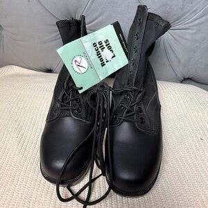 Black Leather Military Rothco Jungle Boots